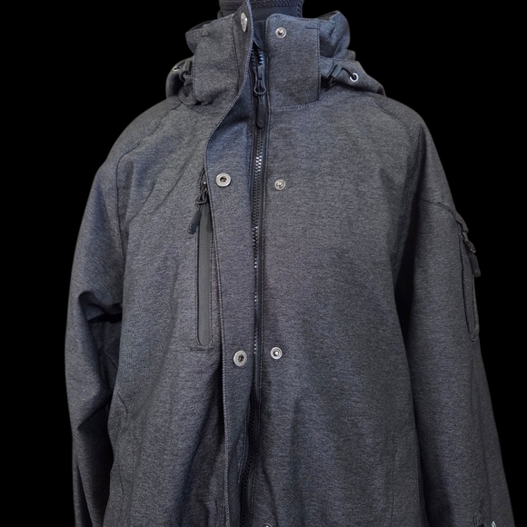 Stormtech Patrol Shell H2Extreme Men's 3 In 1 Grey Jacket  Size L - Picture 11 of 16